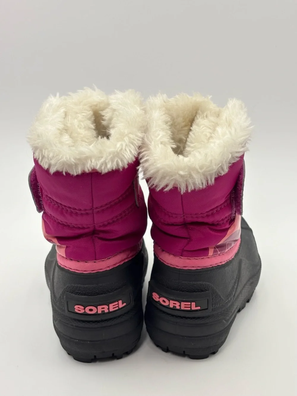 Sorel Commander Toddler Snow Boots Pink Waterproof Fleece Lined Winter Size 5